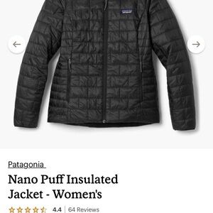 Patagonia Women's Black Nano Puff